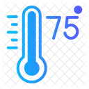 Soixante Quinze Celsius Meteo Icône