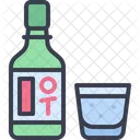 Soju Koreanisch Alkohol Symbol