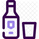 Soju Alcohol Bottle Icon