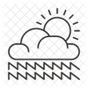 Sol Nube Clima Icono
