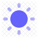 Sol Ensolarado Temperatura Quente Ícone