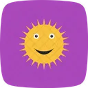 Sol Sorrindo Ícone