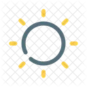 Sol Ensolarado Clima Ícone