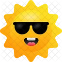 Sol Emoji Emoticones Icono