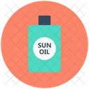 Sol Aceite Protector Solar Icono