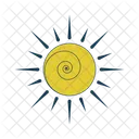 Sol abstrato criativo  Ícone