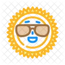 Oculos De Sol Fofo Sol Ícone