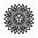 Sol Geometrico Tatuaje De Sol Tribal Icono