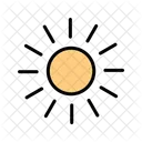 Sol Salida Del Sol Brillante Icono