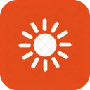 Sol Amanecer Brillo Icono