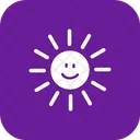 Sol Sonriendo Icono