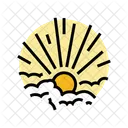 Sol Naciente Progreso Icono