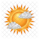 Sol y nube  Icon