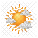 Sol y nube  Icon