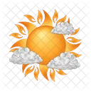 Sol y nube  Icon