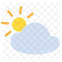 Sol Nube Nublado Symbol