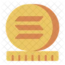 Solana Krypto Digital Symbol