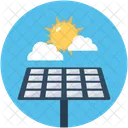 Solar Panel Sun Icon