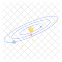 Solar System Universe Icon