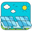 Solar Industry Natural Icon