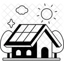 Solar Energy Electric Icon