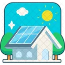 Solar Energy Electric Icon