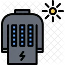 Solarbatterie Kleidung  Symbol