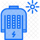 Solarbatterie Kleidung  Symbol