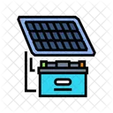 Battery Solar Panel Icon