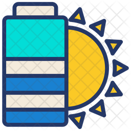 Solar Battery Icon Of Colored Outline Style Available In Svg Png Eps Ai Icon Fonts