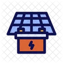 Solar Battery Storage Icon