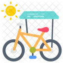Solar Bicycle Solar Cycle Solar Power Icon
