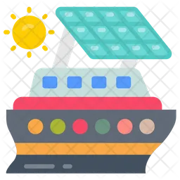 Solar boat  Icon