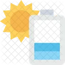 Solar Cell Sun Icon