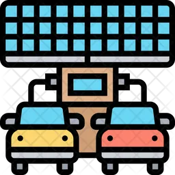 Solar Cell Charging  Icon