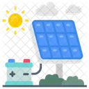 Solar Cells Solar Battery Energy Battery Icon