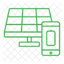 Solar Charging Phone  Icon