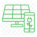 Solar Charging Plant  Icon