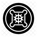 Solar Cross Sun Cross Sun Wheel Icône