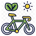 Ride Bike Bike Sun Icon