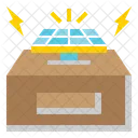 Solar Donation Solar Box Icon
