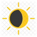 Solar Eclipse Sun Icon
