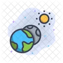 우주 천문학 행성 아이콘