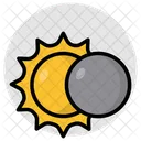 Solar Eclipse Solar System Planet Icon