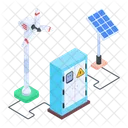 Solar Electricity  Icon