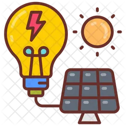 Solar electricity  Icon