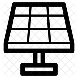 Elektrisches Solarpanel  Symbol