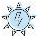 Solar Energy Icon Color Shadow Thinline Icon Icon