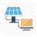 Solar Panel Energy Icon