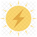 Solar Energy Solar Power Thunder Icon